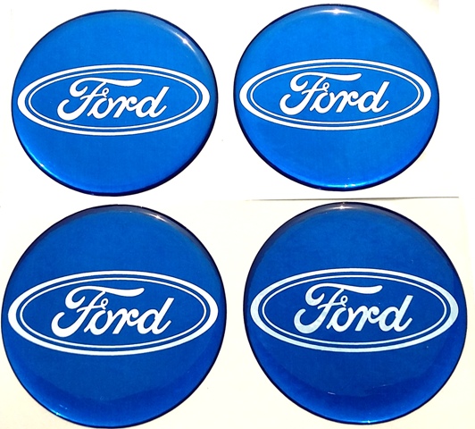 STICKERS ON WHEEL COVERS CUP NUTS DISCS FORD 50 MM photo 1 - milautoparts-fr.ukrlive.com