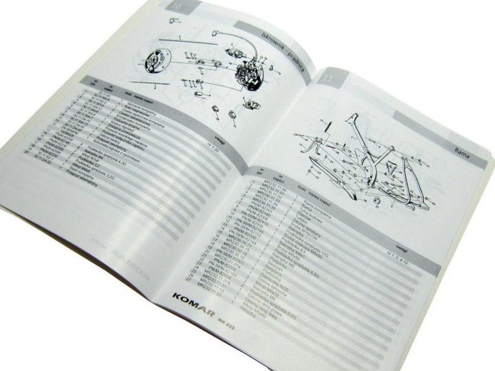 KATALOG PIÈCES DÉTACHÉES SCHEMAT ROMET KOMAR MR 232 photo 2 - milautoparts-fr.ukrlive.com