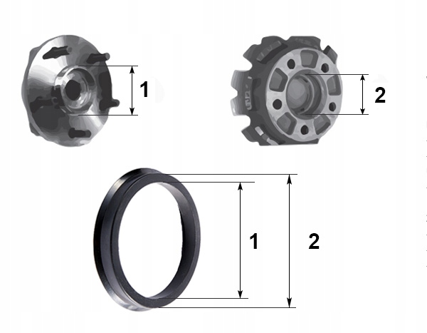 RINGS CENTRUJACE 74.0/56.6 300 ROZM photo 3 - milautoparts-fr.ukrlive.com