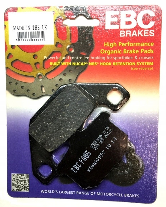 PADS BRAKE EBC FA085 photo 1 - milautoparts-fr.ukrlive.com