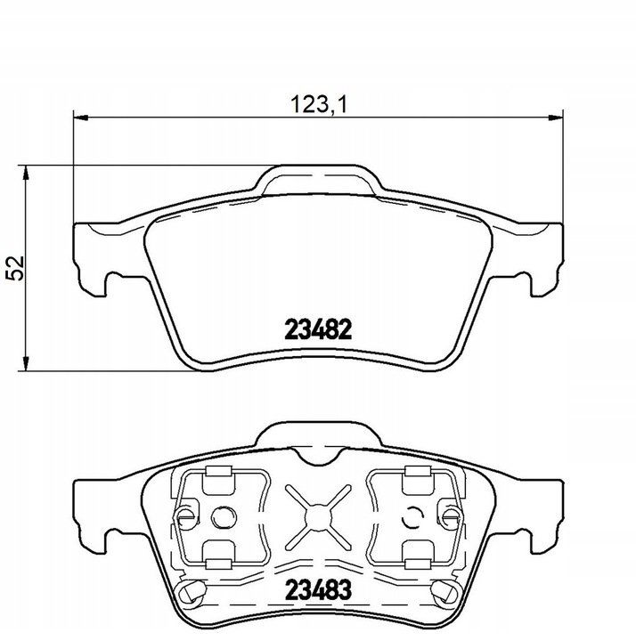 DISCS MIKODA 1755L GT BEARING PADS ESPACE IV REAR photo 3 - milautoparts-fr.ukrlive.com