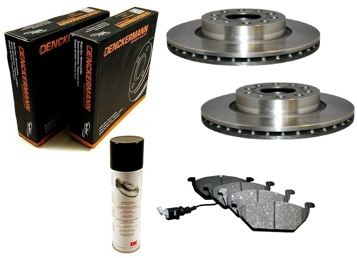 DISCS PADS AUDI A3 II 8P SEAT ALTEA LEON 1P TOLEDO 5P FRONT 280MM photo 1 - milautoparts-fr.ukrlive.com