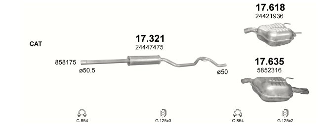 POLMOSTROW 17.618 ALUMINIUM SILENCER END YEAR photo 3 - milautoparts-fr.ukrlive.com