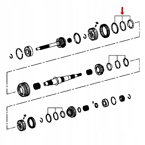 SYNCHRONIZER 3 GEARS BOX GEAR L200 2526A163 photo 2 - milautoparts-fr.ukrlive.com