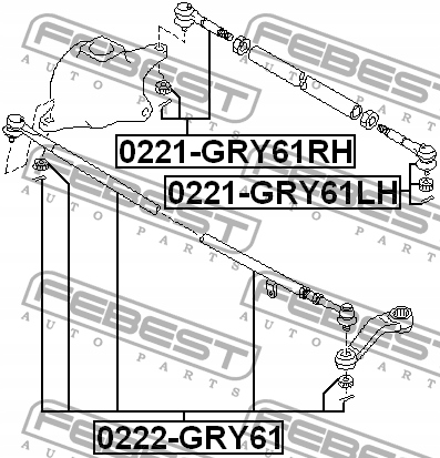 EMBOUT TRACTION KIEROWNICZEGO GAUCHE PATROL Y61 photo 2 - milautoparts-fr.ukrlive.com