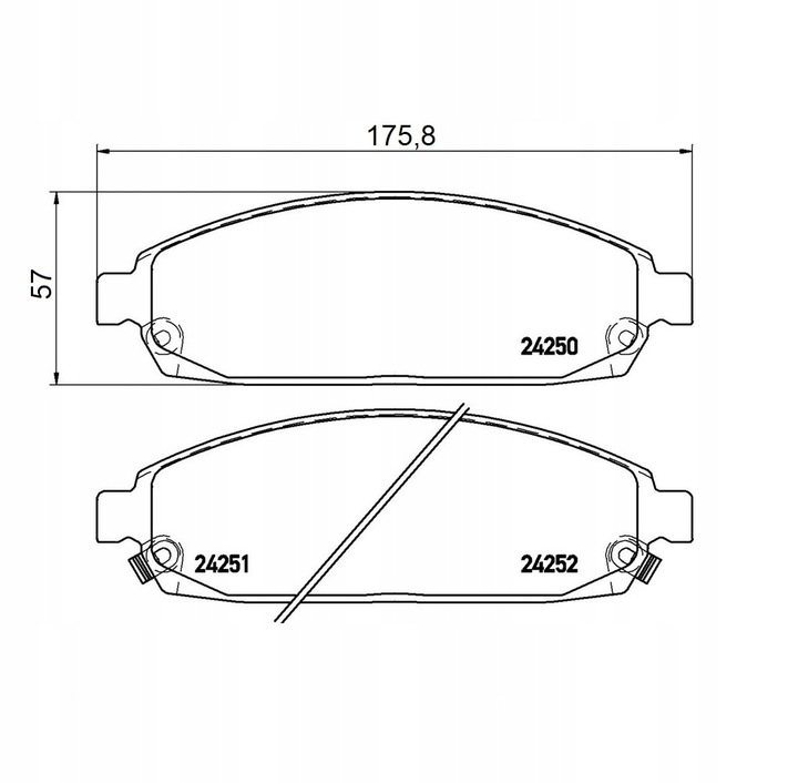 PADS BRAKE JEEP P. GRAND CHEROKEE 05- - COMMANDER photo 4 - milautoparts-fr.ukrlive.com