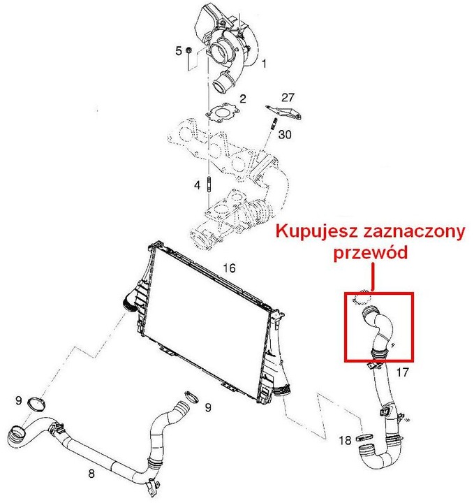 TUBE JUNCTION PIPE TURBO OPEL SIGNUM 3,0 13277075 55556525 photo 5 - milautoparts-fr.ukrlive.com