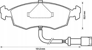 FORD SCORPIO I SIERRA ESCORT MK7 PADS BRAKE photo 2 - milautoparts-fr.ukrlive.com