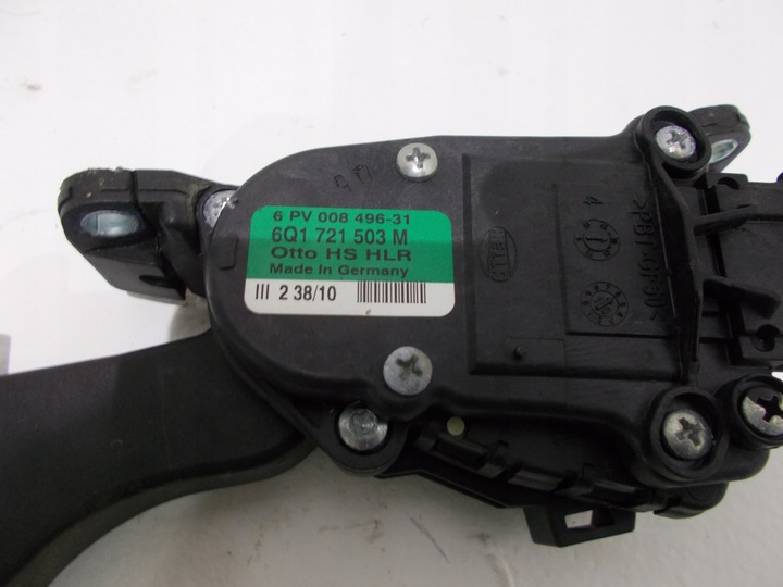 VW POLO 6R IBIZA 6J IV PEDAL GAS 6Q1721503M photo 2 - milautoparts-fr.ukrlive.com