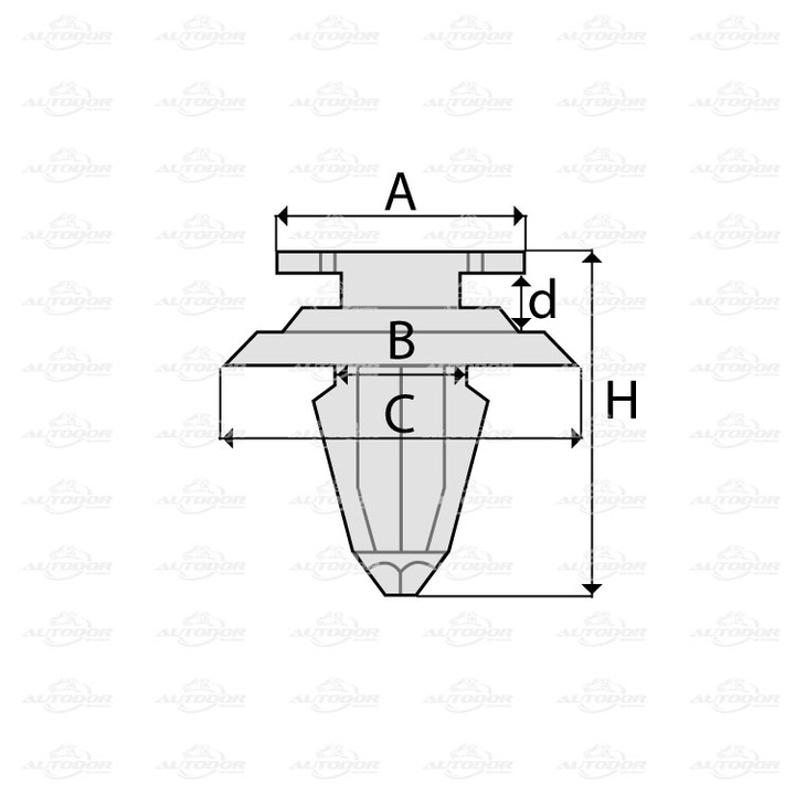 COMPLET CLIPS PORTIÈRE AVANT ARRIÈRE RENAULT SCENIC IV photo 3 - milautoparts-fr.ukrlive.com