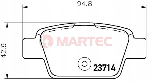 SABOTS DE FREIN DE FREIN ARRIÈRE FIAT BRAVO II 2007-2014 photo 3 - milautoparts-fr.ukrlive.com