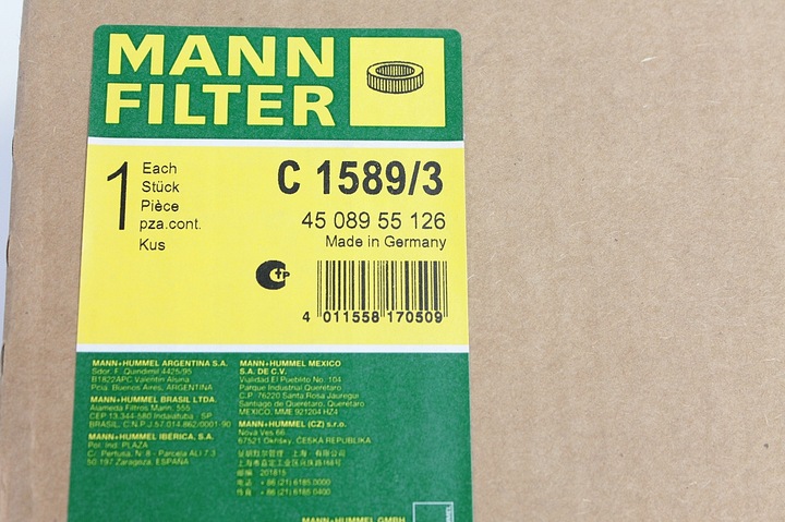 MANN FILTER AIR ALFA ROMEO 166 2.0 2.4 photo 2 - milautoparts-fr.ukrlive.com