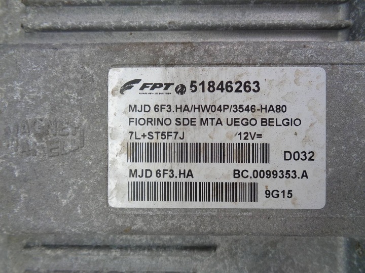 ORDINATEUR SERRURE DE CONTACT D'ALLUMAGE BSI FIAT FIORINO QUBO BIPPER NEMO 1.3 M-JET photo 7 - milautoparts-fr.ukrlive.com