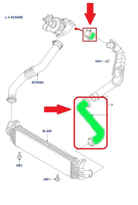 TUYAU BUSE TURBO INTERCOOLER/A FORD S-MAX 2,0 TDCI photo 4 - milautoparts-fr.ukrlive.com