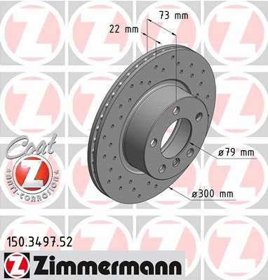 ZIMMERMANN SPORT AVANT BMW 1 F20 3 F30 4 F31 300MM photo 2 - milautoparts-fr.ukrlive.com