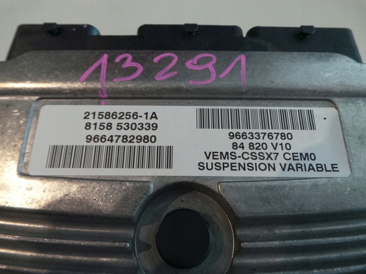 CITROEN C5 III CONTROL UNIT SUSPENSION 9663376780 photo 3 - milautoparts-fr.ukrlive.com