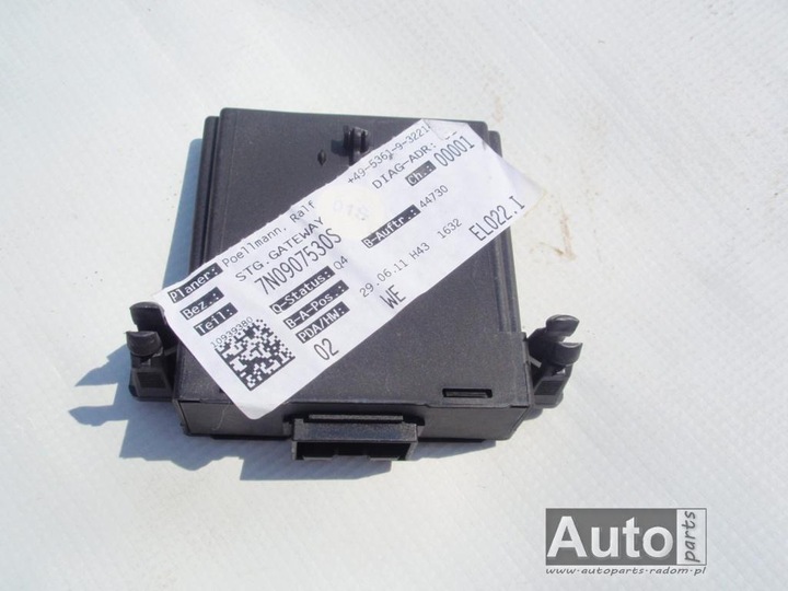 AP CONTROL UNIT GATEWAY 7N0907530S VW AUDI SEAT SKODA photo 3 - milautoparts-fr.ukrlive.com