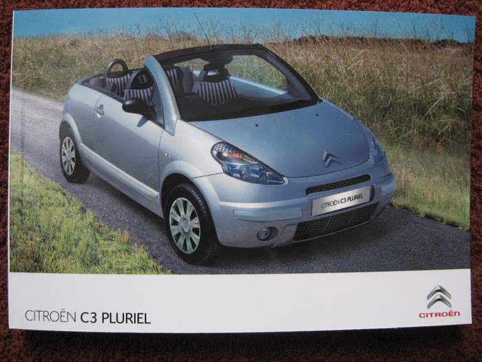 CITROEN C3 CABRIOLET PLURIEL POLSKA MANUAL OBSLUG photo 1 - milautoparts-fr.ukrlive.com