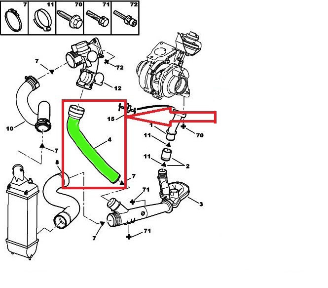 CABLE TURBO RADIATOR CITROEN C4 C5 2.0 HDI photo 6 - milautoparts-fr.ukrlive.com