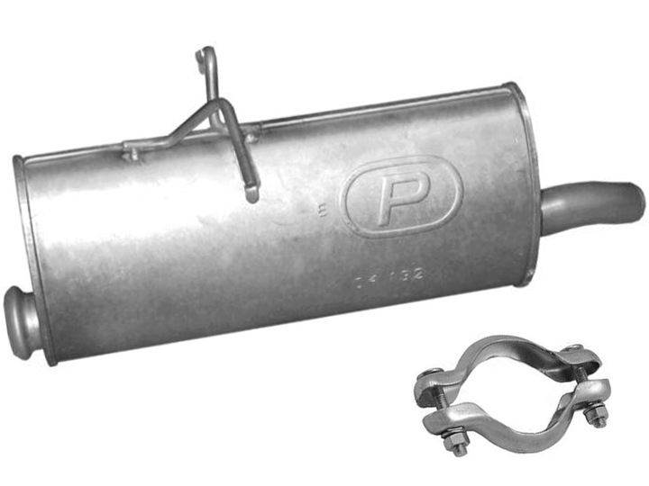 Citroen berlingo/ peugeot partner/ 1. 6hdi 2. 0hdi глушник задній+ хомут, Ціна