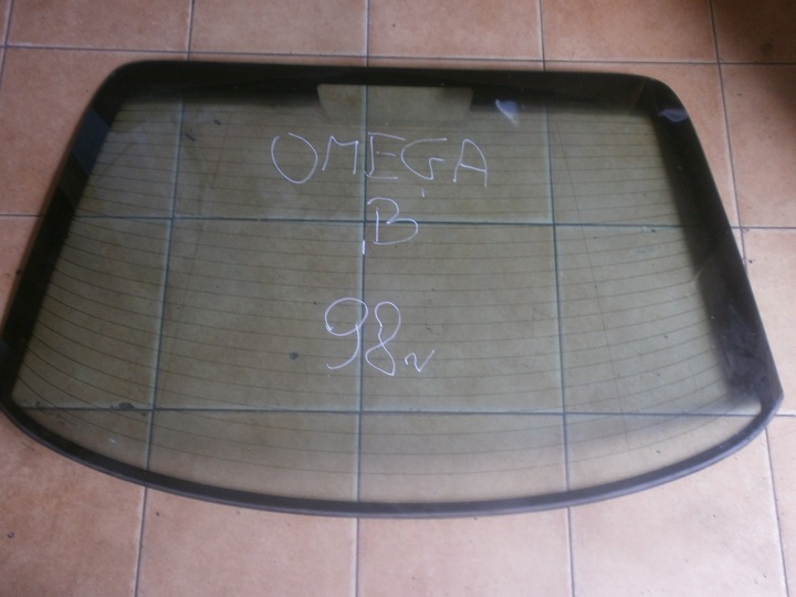 Omega b стекло крышки багажника зад задняя седан 98r., Цена
