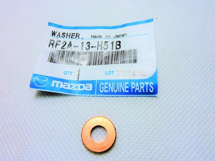 Прокладка форсунки топливной форсунки oe mazda 323 626, Цена
