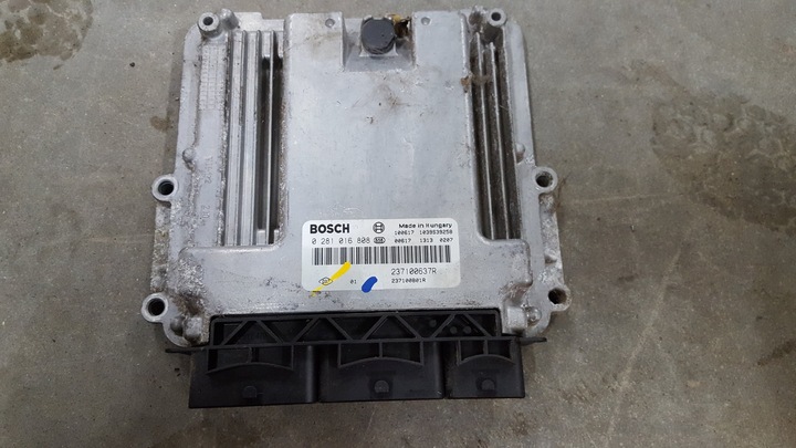 Блок управления renault master iii 237100637r 0281016808, Цена