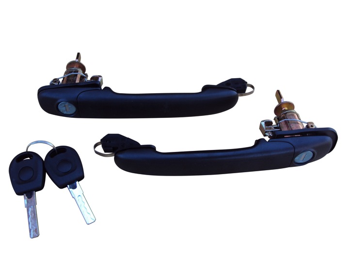 фото №1, Левая+ правая ручка вставка замок дверь vw sharan