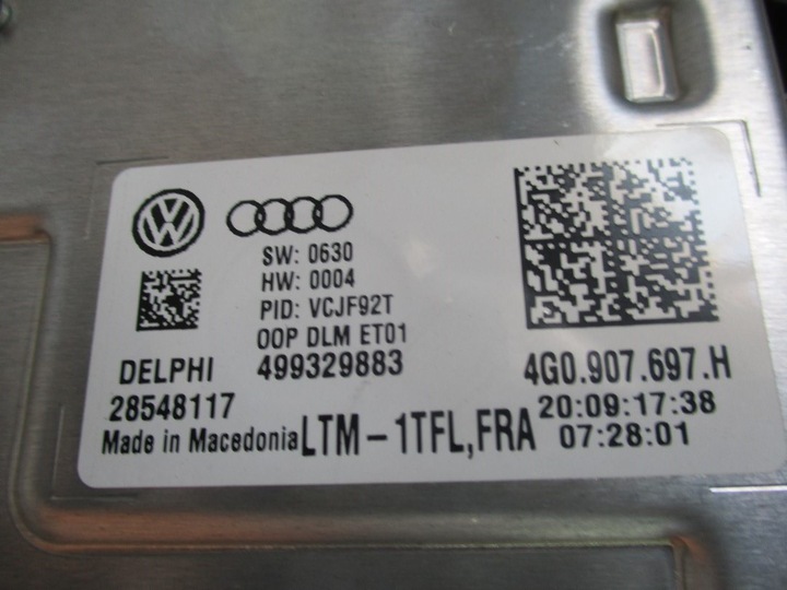 фото №8, Лампа права повний led vw touran 5ta нове англія