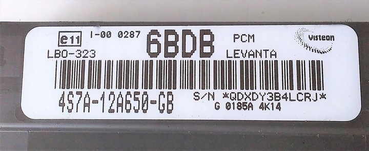 фото №1, Компьютер модуль блок управления двигателя mondeo mk3 st220 4s7a-12a650-gb