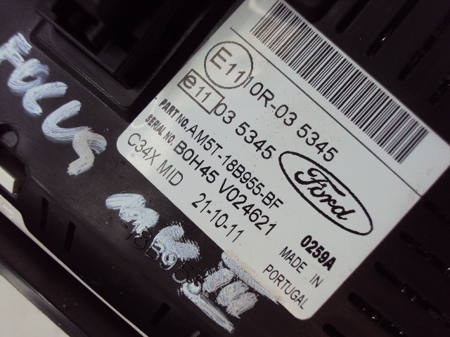 фото №5, Екран дисплей ford focus mk3 am5t-18b955-bf