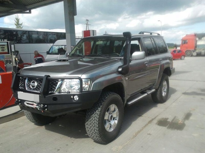 фото №8, Nissan patrol y61 gu4 бампер перед з плита сталь