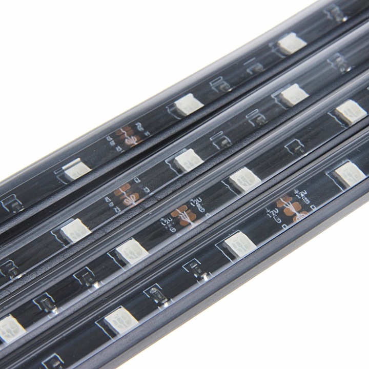 фото №14, Освітлення шасі pod автомобіль led rgb neon 2x60 + 2x90 app блютуз