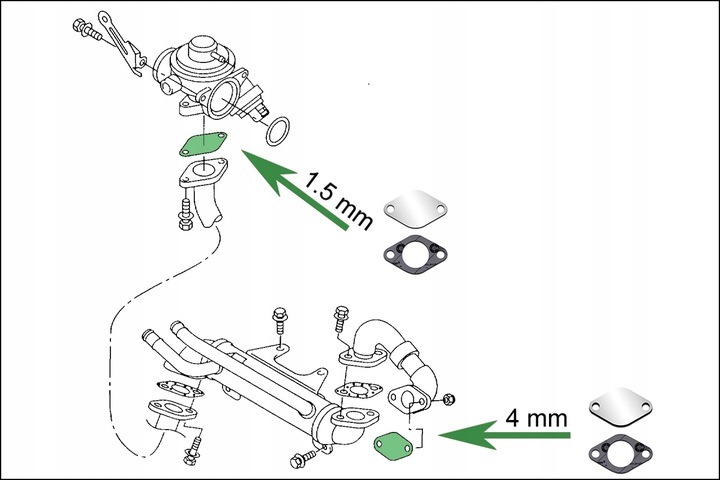 фото №6, Заглушки egr volvo 850 s70 s80 v70 2.5 tdi