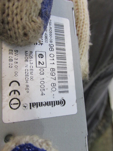 фото №6, Радіо citroen c4 ii 9801189780