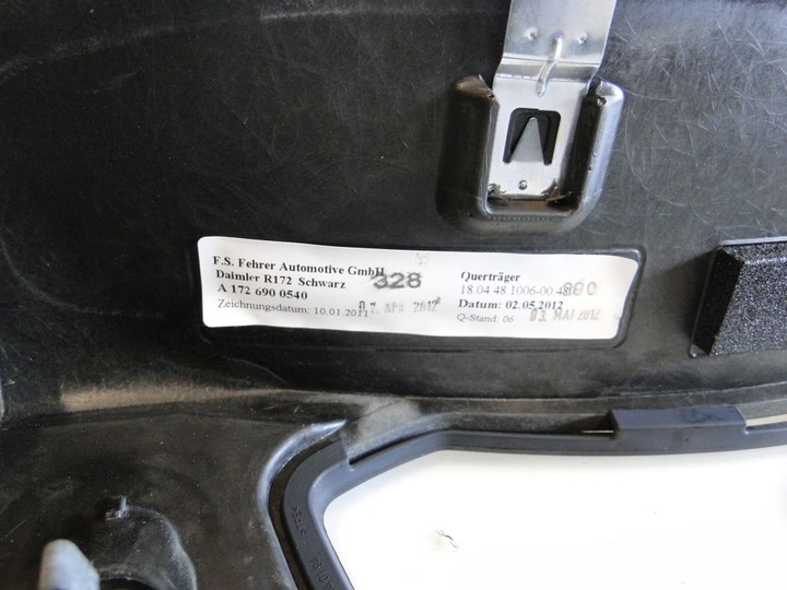 фото №6, Mercedes slk r172 172 защита za сиденьями зад туннель