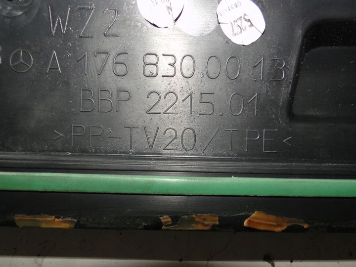 фото №7, Mercedes cla 117 панель под лобовым стеклом a1768300013 европа