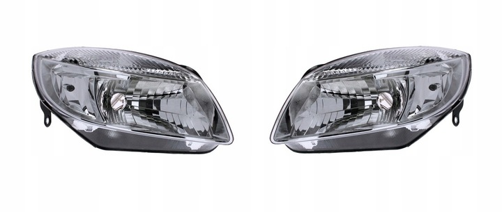 фото №1, Фара лампа перед skoda fabia 07-10 комплект