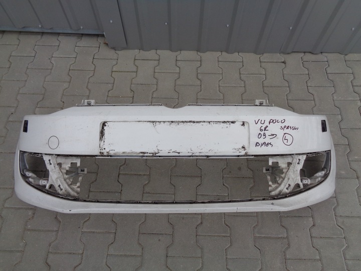 фото №1, Vw polo 09- 6r0 бампер оригінал перед омивачі