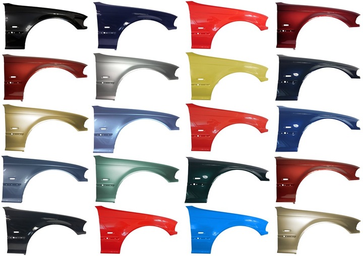 фото №10, Крыло левый do bmw e46 98-01 372 stahlblau met