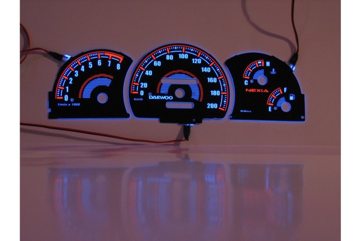 Тюнинг панель приборов дэу нексия (88 фото)