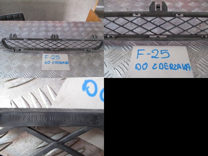 grid central of a bumper BMW X3 F25 7210466