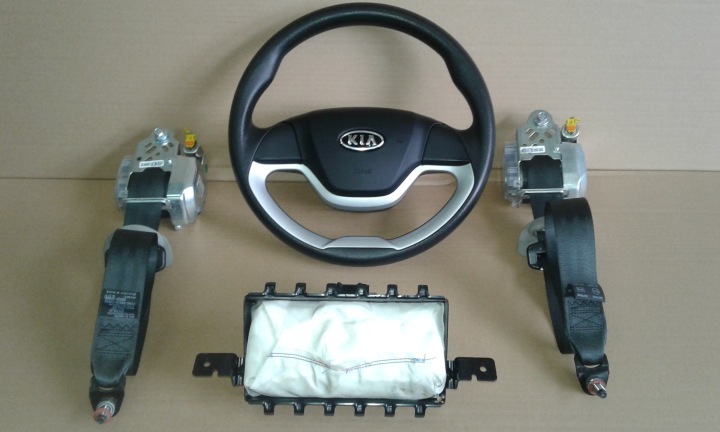 AIRBAGY+NAPÍNACÍ PÁS KIA PICANTO 11-16 --WYSYLKA