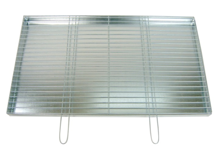 Rošt pro stavbu grilu 100 x 60 cm 4 mm popelník