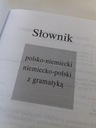 Zdjęcie oferty: Słownik języka niemieckiego z gramatyką PL-DE DE-P