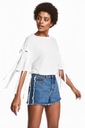 Zdjęcie oferty: H&M TREND TOP BLUZKA KOSZULA PLECIONA SZARA 34