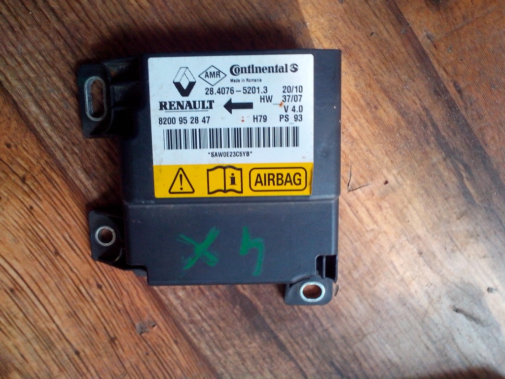 фото №1, Датчик подушка безопасности dacia duster