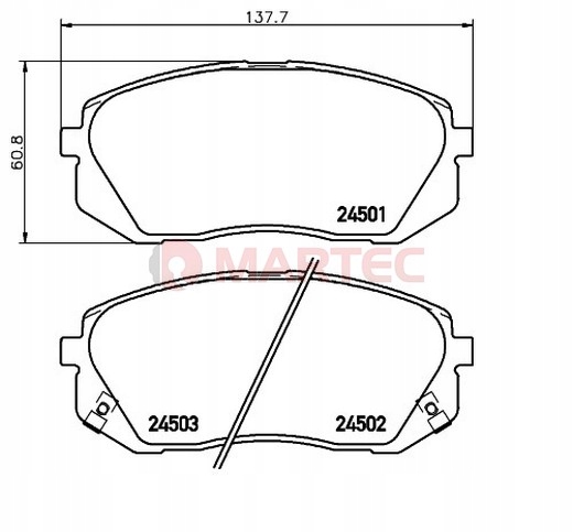 фото №11, Набор тормозные диски тормозные 280mm + тормозные колодки перед kia sportage iii 2009-2017r.