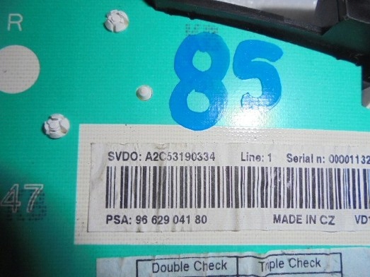 фото №4, Peugeot 207 счетчик приборы 9662904180 anglia