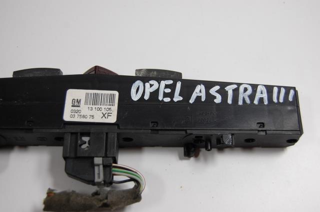 фото №4, Панель кнопка света аварийных opel astra iii 3